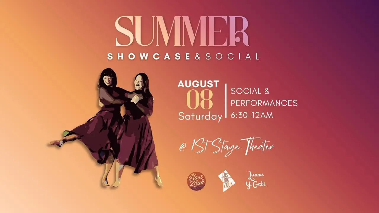 Summer Showcase & Social flyer